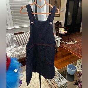 Jacadi Navy Blue Dress with Light Blue Label for Girls - Size: 12 years